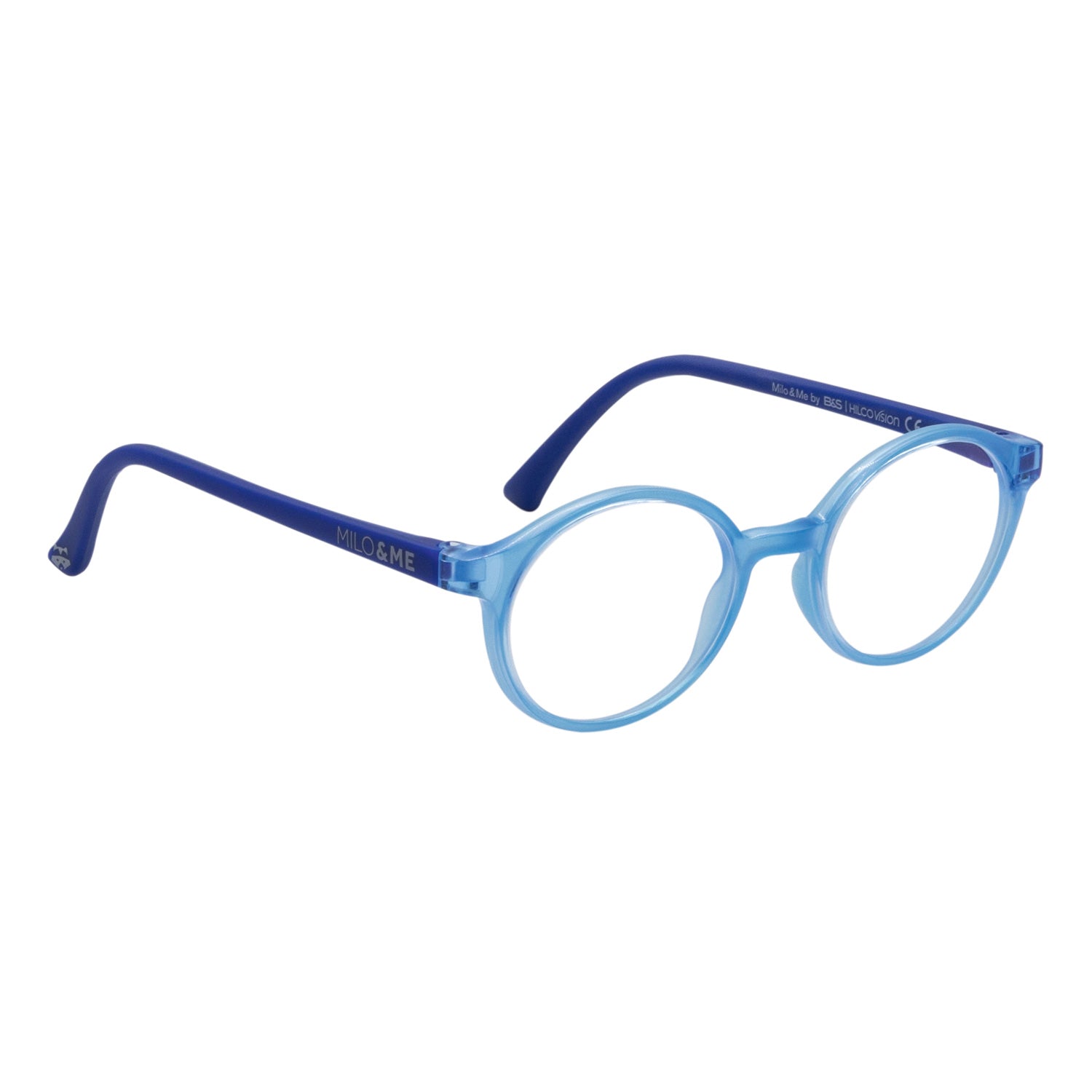 Milo & Me Kinderbrille Charly Hellblau Denim Blau 3 - 5 Jährige