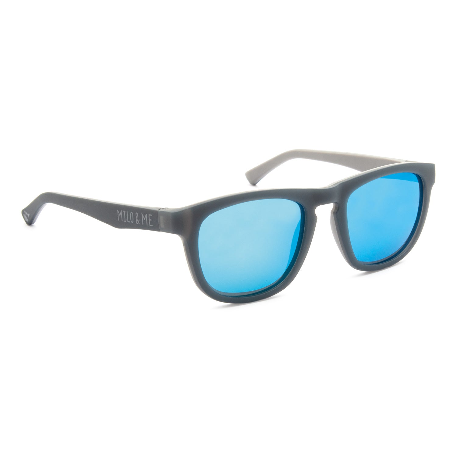 Milo & Me Kindersonnenbrille Dominique Grau Hellgrau 6 - 9 Jährige