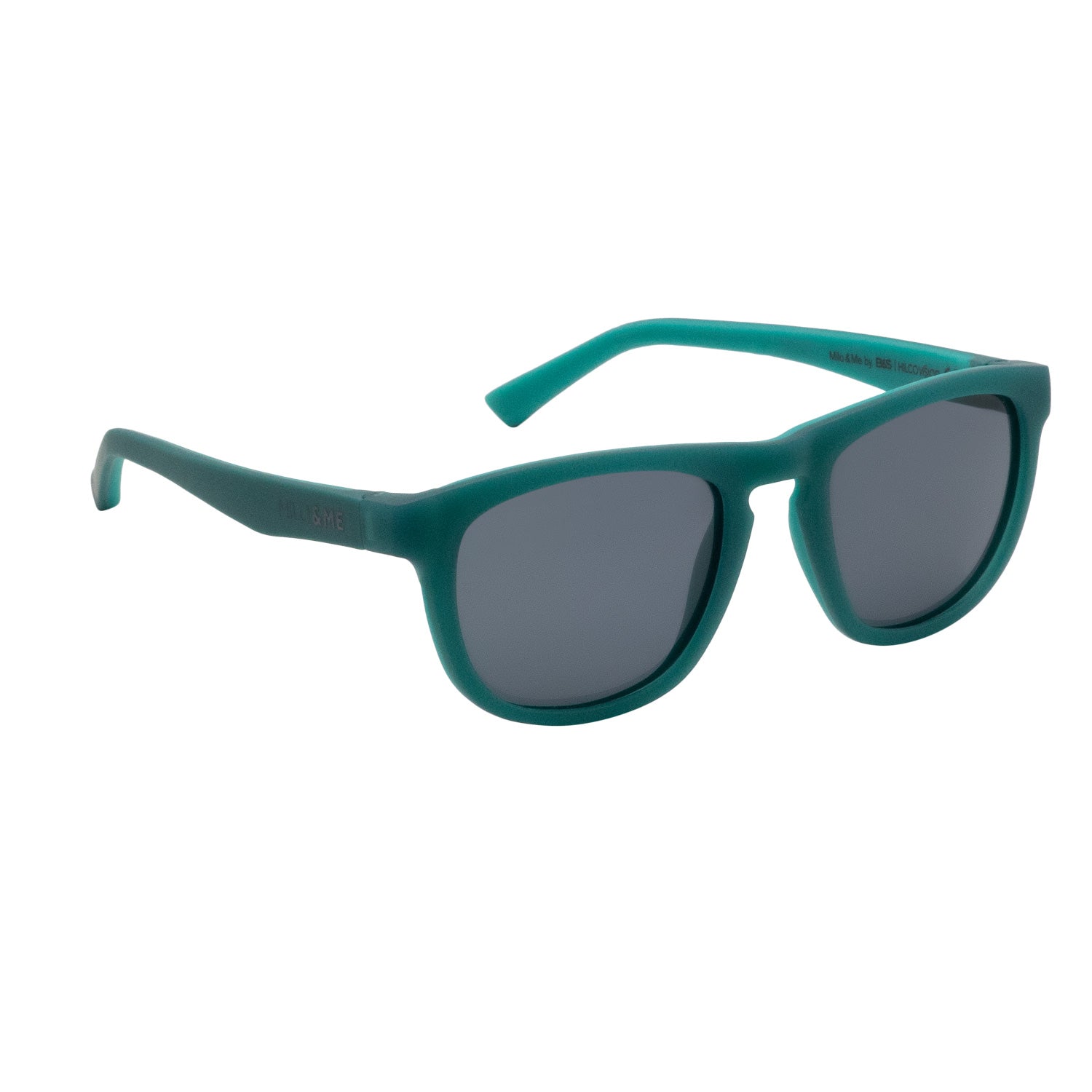 Milo & Me Kindersonnenbrille Dominique Dunkelgrün Hellgrün 6 - 9 Jährige