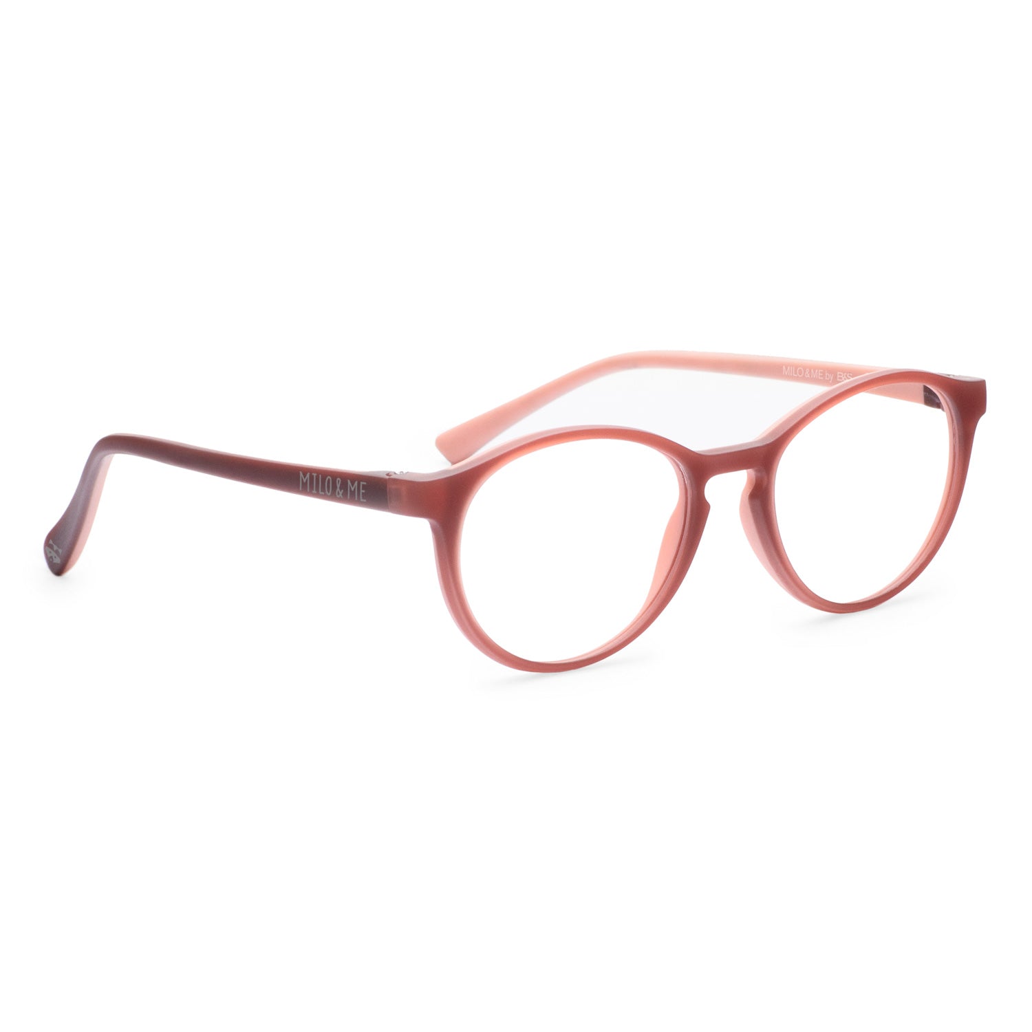 Milo & Me Kinderbrille Kim Altrosa Pfirsich 6 - 9 Jährige