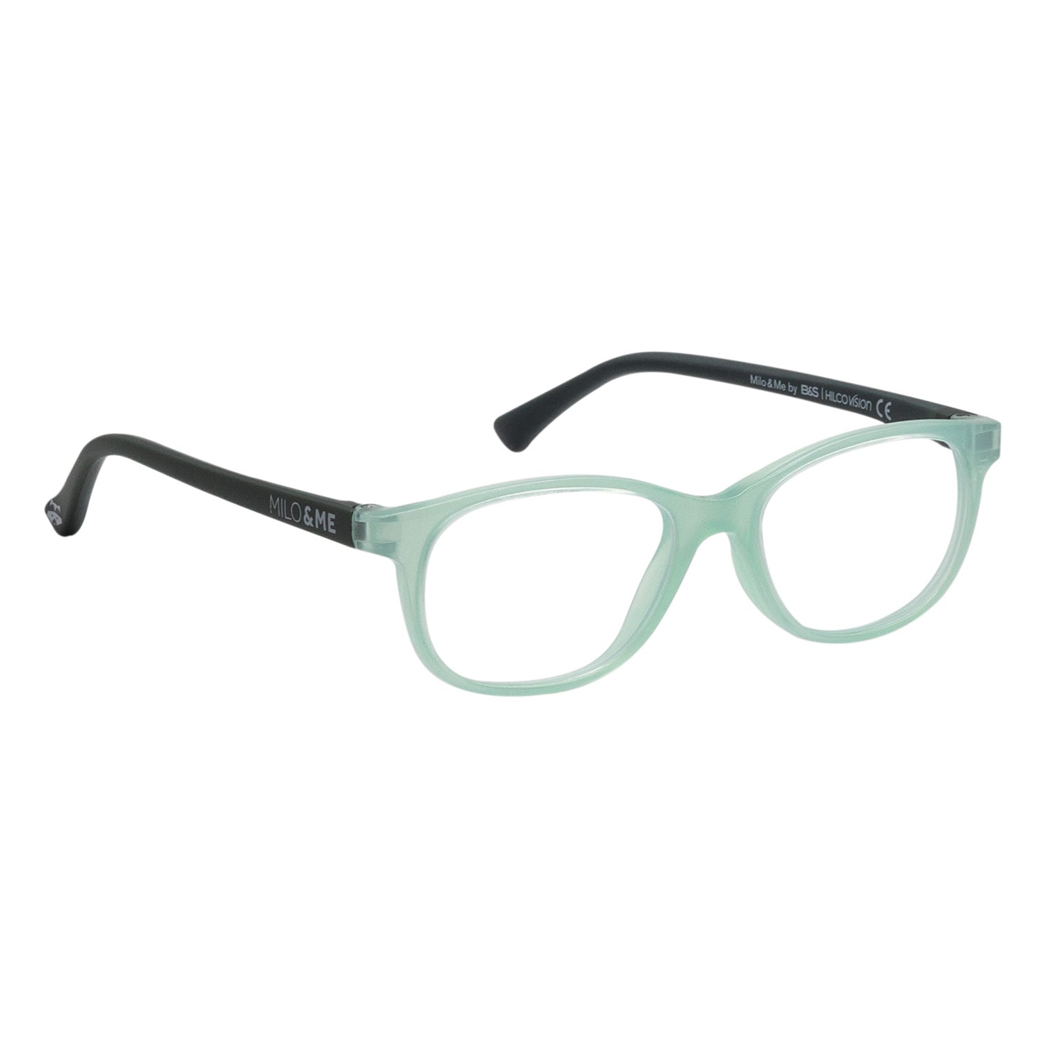 Milo & Me Kinderbrille Noah Hellgraugrün Graugrün 2 - 4 Jährige